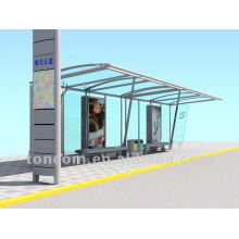 THC-2 modern metal bus stop shelter